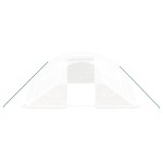 vidaXL Seră cu cadru din oțel, alb, 40 m², 10x4x2 m vidaXL Seră cu cadru din oțel, alb, 40 m², 10x4x2 m