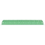 vidaXL Seră cu cadru din oțel, verde, 90 m², 18x5x2,3 m