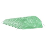 vidaXL Seră cu cadru din oțel, verde, 100 m², 20x5x2,3 m vidaXL Seră cu cadru din oțel, verde, 100 m², 20x5x2,3 m