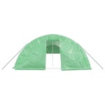 vidaXL Seră cu cadru din oțel, verde, 100 m², 20x5x2,3 m vidaXL Seră cu cadru din oțel, verde, 100 m², 20x5x2,3 m