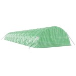 vidaXL Seră cu cadru din oțel, verde, 100 m², 20x5x2,3 m vidaXL Seră cu cadru din oțel, verde, 100 m², 20x5x2,3 m