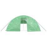 vidaXL Seră cu cadru din oțel, verde, 120 m², 24x5x2,3 m vidaXL Seră cu cadru din oțel, verde, 120 m², 24x5x2,3 m