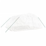 vidaXL Seră cu cadru din oțel, alb, 20 m², 5x4x2,3 m vidaXL Seră cu cadru din oțel, alb, 20 m², 5x4x2,3 m