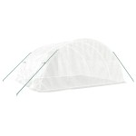vidaXL Seră cu cadru din oțel, alb, 20 m², 5x4x2,3 m vidaXL Seră cu cadru din oțel, alb, 20 m², 5x4x2,3 m
