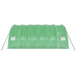 vidaXL Seră cu cadru din oțel, verde, 36 m², 6x6x2,85 m vidaXL Seră cu cadru din oțel, verde, 36 m², 6x6x2,85 m
