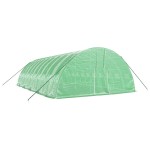 vidaXL Seră cu cadru din oțel, verde, 60 m², 10x6x2,85 m