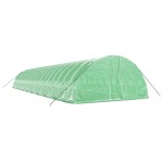 vidaXL Seră cu cadru din oțel, verde, 120 m², 20x6x2,85 m vidaXL Seră cu cadru din oțel, verde, 120 m², 20x6x2,85 m