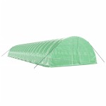 vidaXL Seră cu cadru din oțel, verde, 132 m², 22x6x2,85 m