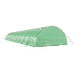 vidaXL Seră cu cadru din oțel, verde, 132 m², 22x6x2,85 m
