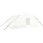 vidaXL Seră cu cadru din oțel, alb, 24 m², 6x4x2,85 m vidaXL Seră cu cadru din oțel, alb, 24 m², 6x4x2,85 m
