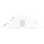 vidaXL Seră cu cadru din oțel, alb, 24 m², 6x4x2,85 m vidaXL Seră cu cadru din oțel, alb, 24 m², 6x4x2,85 m