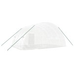 vidaXL Seră cu cadru din oțel, alb, 24 m², 6x4x2,85 m vidaXL Seră cu cadru din oțel, alb, 24 m², 6x4x2,85 m