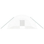 vidaXL Seră cu cadru din oțel, alb, 36 m², 6x6x2,85 m vidaXL Seră cu cadru din oțel, alb, 36 m², 6x6x2,85 m