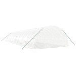 vidaXL Seră cu cadru din oțel, alb, 108 m², 18x6x2,85 m vidaXL Seră cu cadru din oțel, alb, 108 m², 18x6x2,85 m