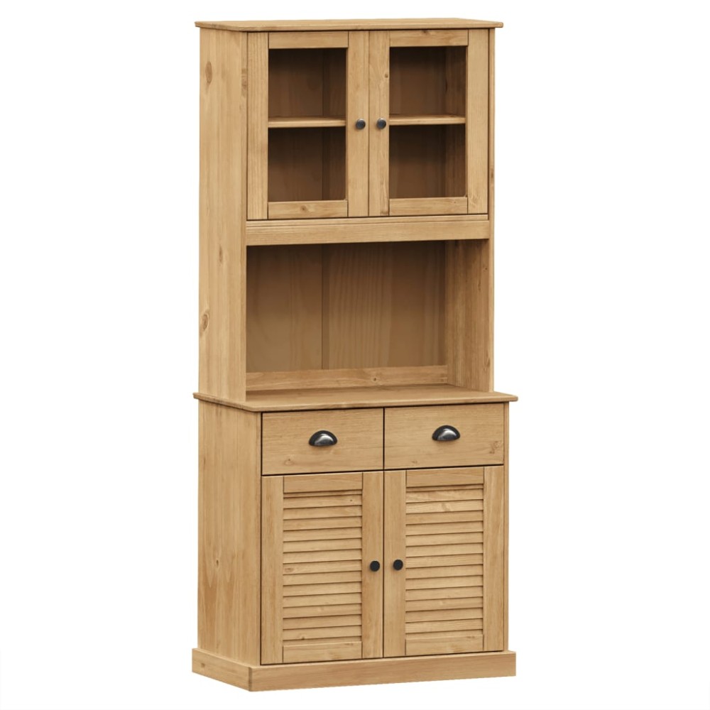 vidaXL Dulap înalt VIGO, 78x40x175 cm, lemn masiv de pin