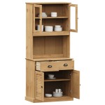 vidaXL Dulap înalt VIGO, 78x40x175 cm, lemn masiv de pin vidaXL Dulap înalt VIGO, 78x40x175 cm, lemn masiv de pin