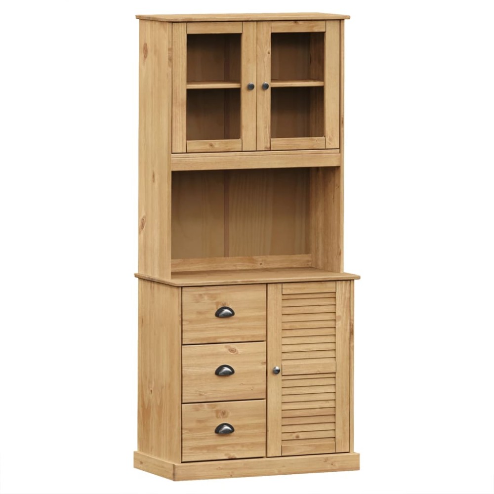 vidaXL Dulap înalt VIGO, 78x40x175 cm, lemn masiv de pin