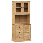 vidaXL Dulap înalt VIGO, 78x40x175 cm, lemn masiv de pin vidaXL Dulap înalt VIGO, 78x40x175 cm, lemn masiv de pin