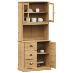 vidaXL Dulap înalt VIGO, 78x40x175 cm, lemn masiv de pin vidaXL Dulap înalt VIGO, 78x40x175 cm, lemn masiv de pin