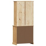 vidaXL Dulap înalt VIGO, 78x40x175 cm, lemn masiv de pin vidaXL Dulap înalt VIGO, 78x40x175 cm, lemn masiv de pin