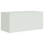 vidaXL Fișet, gri deschis, 90x40x130 cm, oțel vidaXL Fișet, gri deschis, 90x40x130 cm, oțel