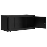 vidaXL Fișet, negru, 90x40x130 cm, oțel vidaXL Fișet, negru, 90x40x130 cm, oțel