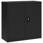 vidaXL Fișet, negru, 90x40x130 cm, oțel vidaXL Fișet, negru, 90x40x130 cm, oțel