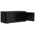vidaXL Fișet, negru, 90x40x240 cm, oțel vidaXL Fișet, negru, 90x40x240 cm, oțel