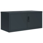 vidaXL Fișet, antracit, 90x40x110 cm, oțel vidaXL Fișet, antracit, 90x40x110 cm, oțel