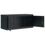 vidaXL Fișet, antracit, 90x40x130 cm, oțel vidaXL Fișet, antracit, 90x40x130 cm, oțel