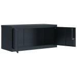 vidaXL Fișet, antracit, 90x40x145 cm, oțel vidaXL Fișet, antracit, 90x40x145 cm, oțel