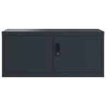 vidaXL Fișet, antracit, 90x40x220 cm, oțel vidaXL Fișet, antracit, 90x40x220 cm, oțel