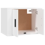 vidaXL Dulapuri TV montate pe perete, 2 buc., alb, 57x34,5x40 cm vidaXL Dulapuri TV montate pe perete, 2 buc., alb, 57x34,5x40 cm