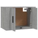 vidaXL Dulapuri TV montate pe perete, 3 buc., gri sonoma 57x34,5x40 cm vidaXL Dulapuri TV montate pe perete, 3 buc., gri sonoma 57x34,5x40 cm