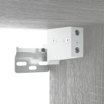 vidaXL Dulapuri TV montate pe perete 2 buc., gri sonoma, 80x34,5x40 cm