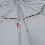 vidaXL Umbrelă soare de plajă cu pereți laterali, verde, 215 cm vidaXL Umbrelă soare de plajă cu pereți laterali, verde, 215 cm