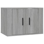 vidaXL Set dulap TV, 3 piese, gri sonoma, lemn prelucrat vidaXL Set dulap TV, 3 piese, gri sonoma, lemn prelucrat