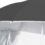 vidaXL Umbrelă de soare de plajă cu pereți laterali, antracit, 215 cm vidaXL Umbrelă de soare de plajă cu pereți laterali, antracit, 215 cm