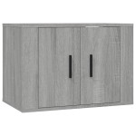 vidaXL Set dulapuri TV, 2 piese, gri sonoma, lemn prelucrat vidaXL Set dulapuri TV, 2 piese, gri sonoma, lemn prelucrat