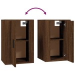 vidaXL Set dulapuri TV, 2 piese, stejar maro, lemn prelucrat vidaXL Set dulapuri TV, 2 piese, stejar maro, lemn prelucrat