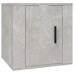 vidaXL Set dulapuri TV, 3 piese, gri beton, lemn prelucrat vidaXL Set dulapuri TV, 3 piese, gri beton, lemn prelucrat