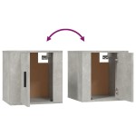 vidaXL Set dulapuri TV, 3 piese, gri beton, lemn prelucrat vidaXL Set dulapuri TV, 3 piese, gri beton, lemn prelucrat