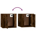 vidaXL Set dulapuri TV, 3 piese, stejar fumuriu, lemn prelucrat vidaXL Set dulapuri TV, 3 piese, stejar fumuriu, lemn prelucrat