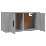 vidaXL Set dulapuri TV, 2 piese, gri sonoma, lemn prelucrat vidaXL Set dulapuri TV, 2 piese, gri sonoma, lemn prelucrat