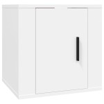 vidaXL Set dulap TV, 4 piese, alb, lemn prelucrat vidaXL Set dulap TV, 4 piese, alb, lemn prelucrat