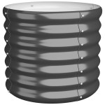 vidaXL Jardinieră antracit 40x40x36 cm oțel galvanizat