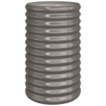 vidaXL Jardinieră grădină gri 40x40x68 cm oțel galvanizat vidaXL Jardinieră grădină gri 40x40x68 cm oțel galvanizat