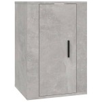 vidaXL Set dulapuri TV, 3 piese, gri beton, lemn prelucrat vidaXL Set dulapuri TV, 3 piese, gri beton, lemn prelucrat