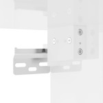 vidaXL Set dulap TV, 4 piese, alb extralucios, lemn prelucrat vidaXL Set dulap TV, 4 piese, alb extralucios, lemn prelucrat