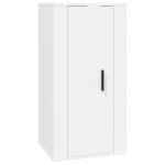 vidaXL Set dulap TV, 4 piese, alb, lemn prelucrat vidaXL Set dulap TV, 4 piese, alb, lemn prelucrat